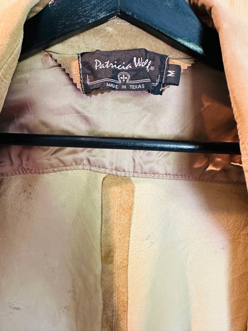 Vintage Patricia Wolf Suede Shirt - Picture 9 of 10